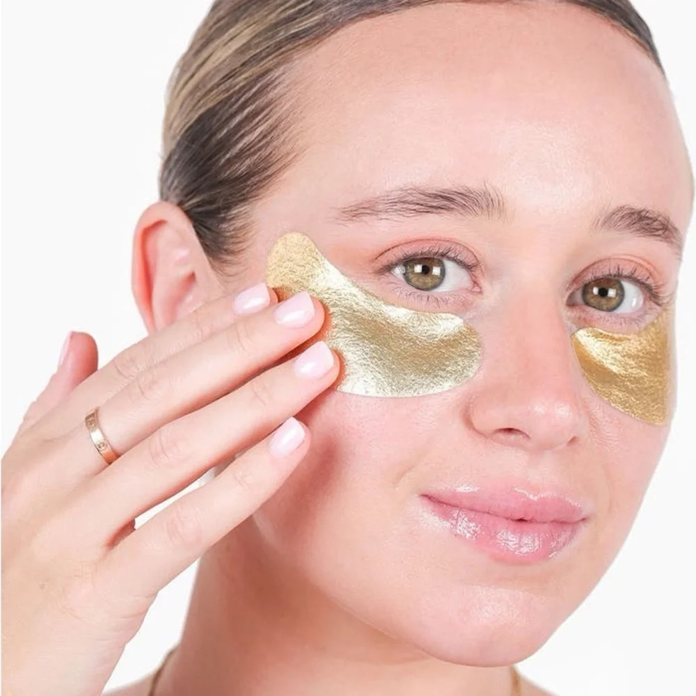 ✨ WANDER BEAUTY Baggage Claim™ Gold Eye Masks ✨